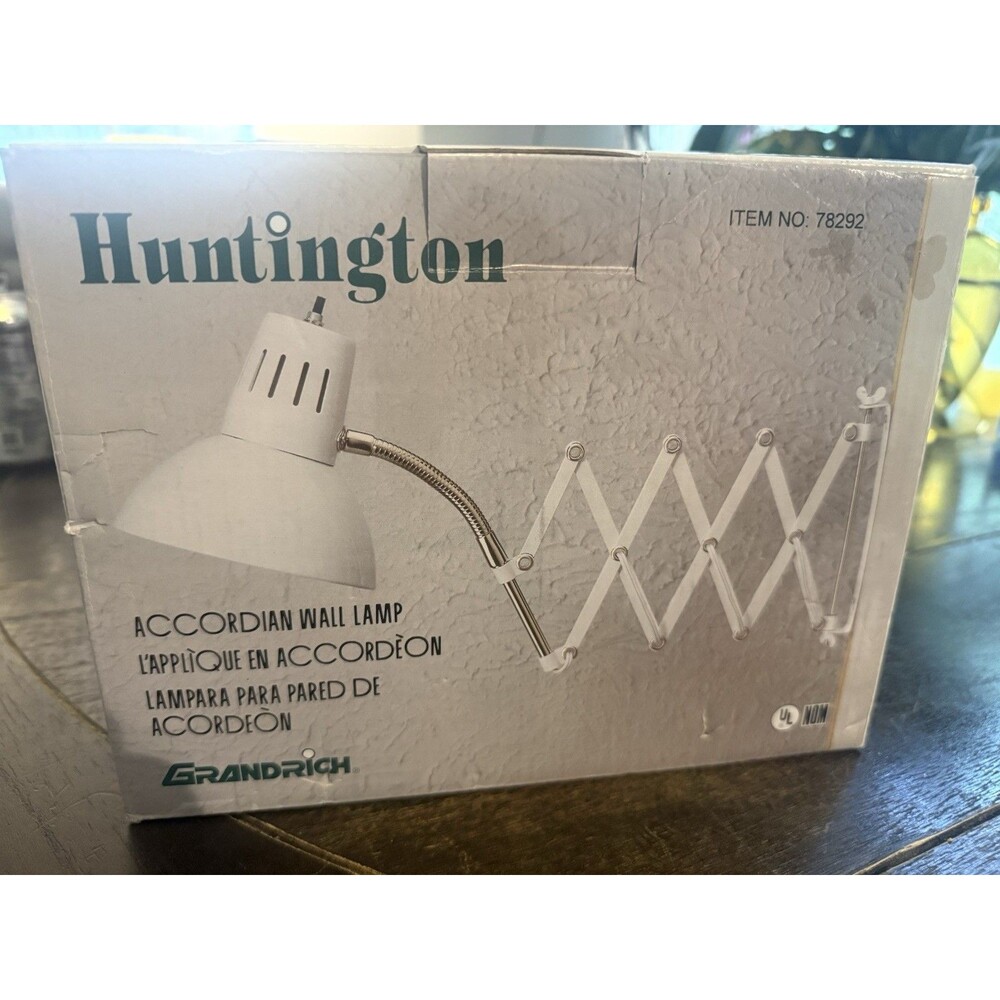 90’s Huntington Accordian Wall Lamp
